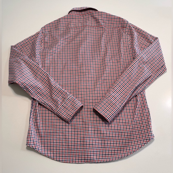 Twillory Untuckable Mens Lot Of 2 Size Medium Tailored Fit Button Shirt Plaid - Picture 5 of 13